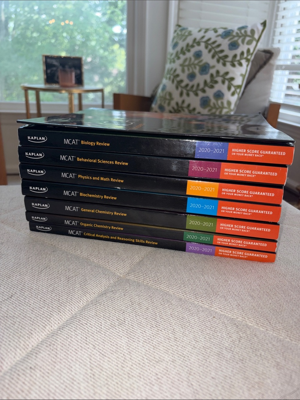 Kaplan MCAT Complete Review Book Set